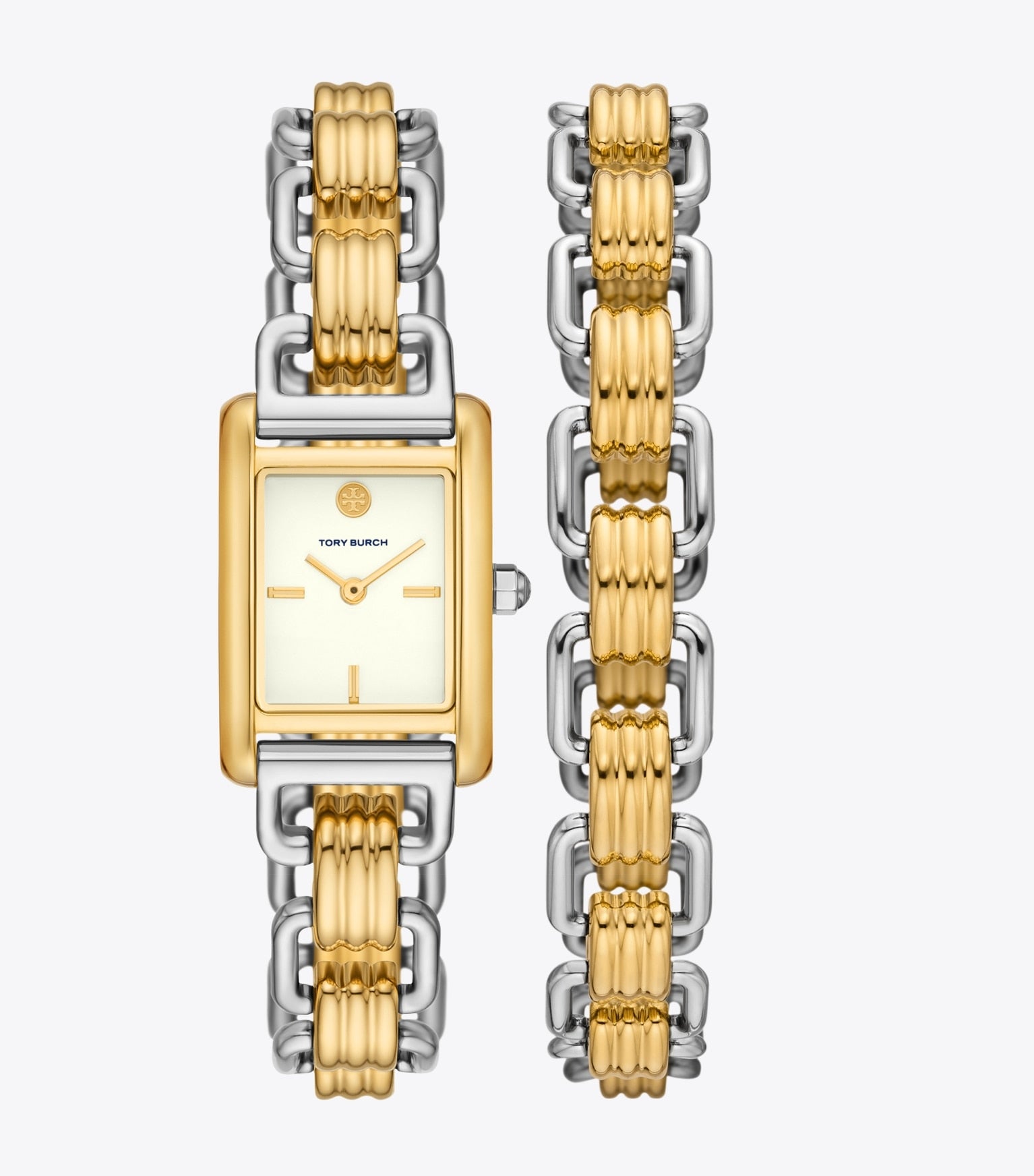 Tory Burch - Mini Eleanor Double Wrap Women's Watch - Gold & Silver