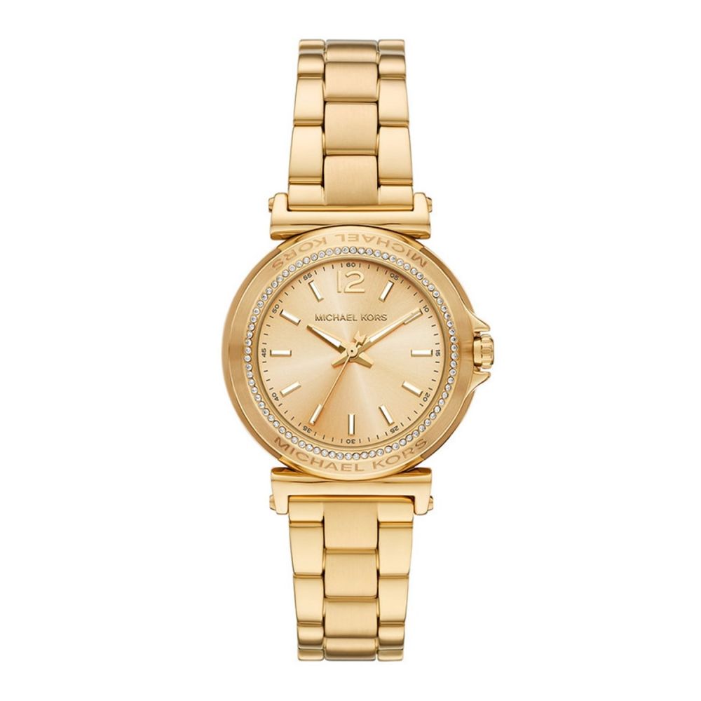 Michael Kors Maren Three-Hand Gold-Tone Stainless Steel Watch