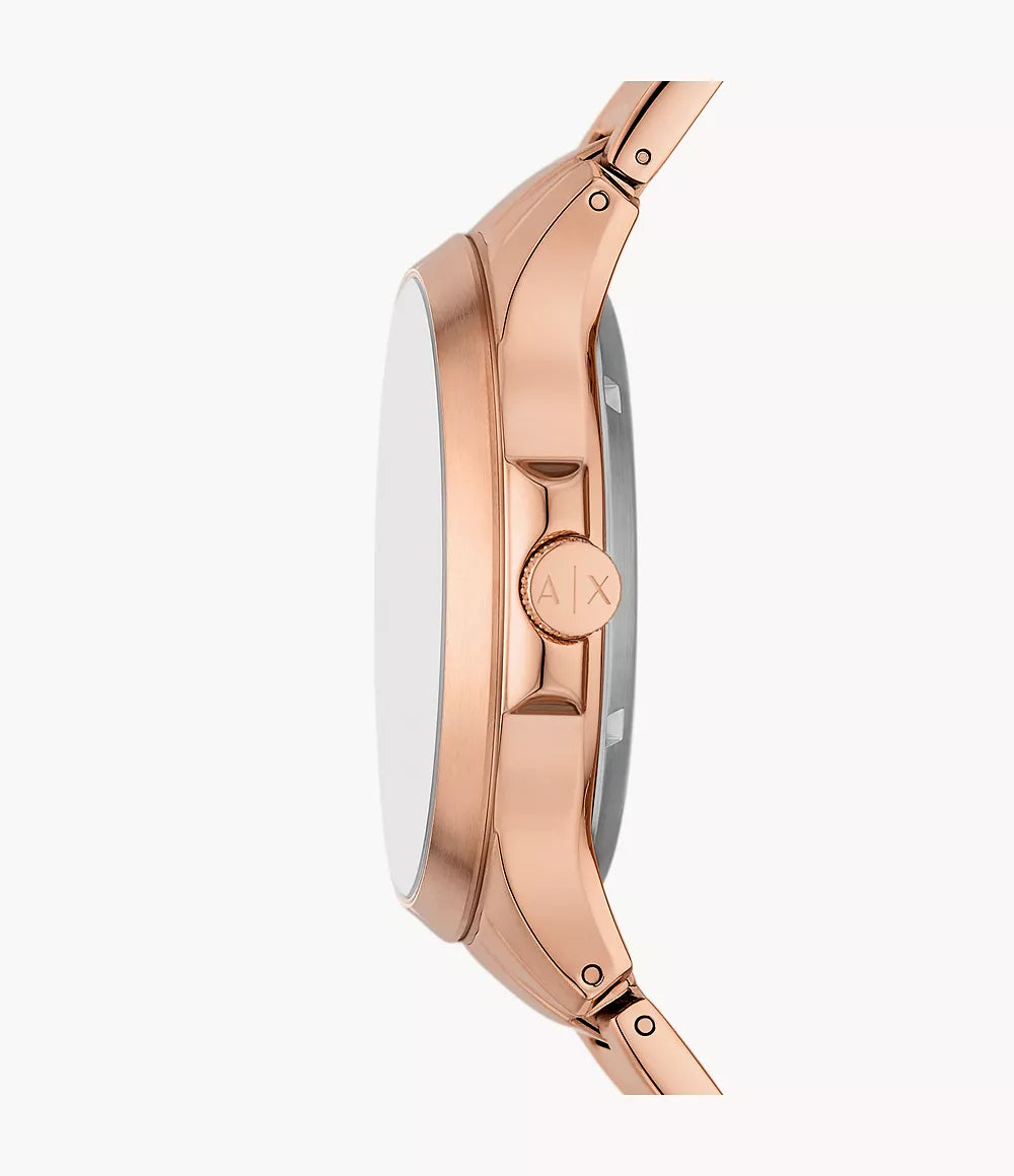 Armani Exchange Automatic Rose Gold-Tone Stainless Steel Watch thumbnail 4