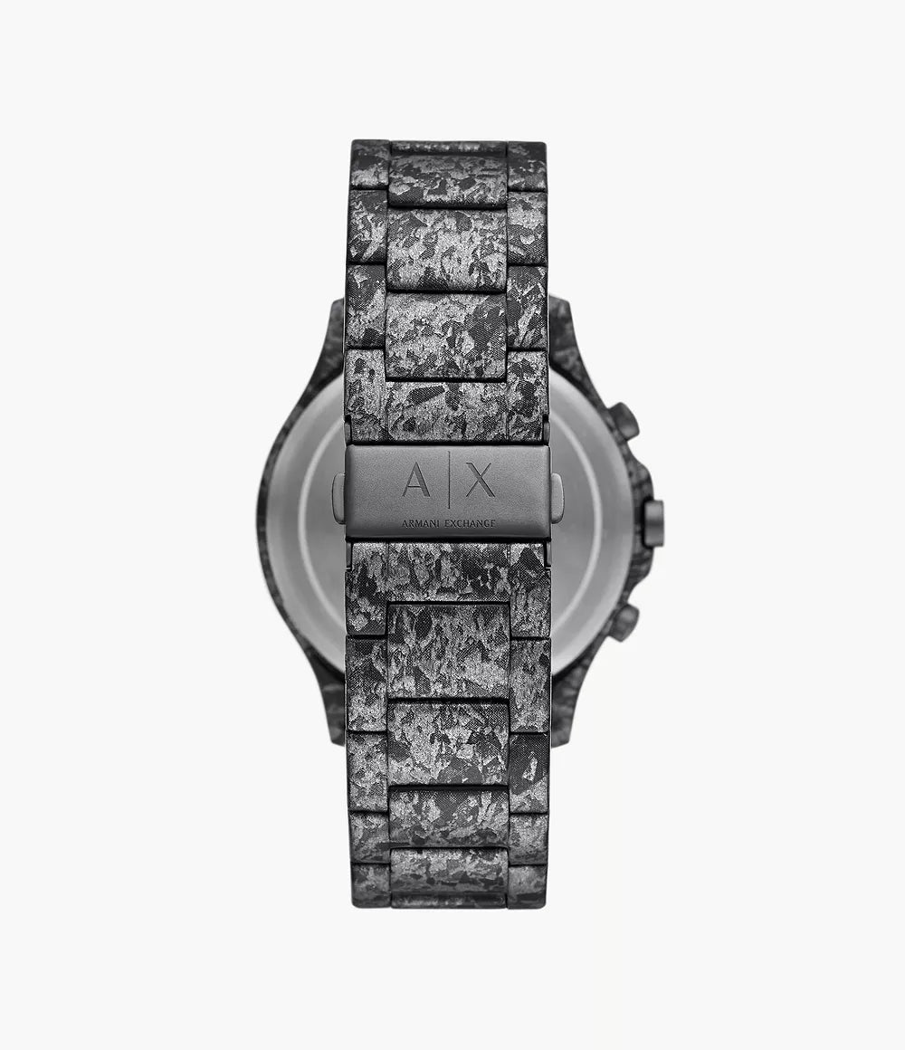Armani Exchange Chronograph Gunmetal Stainless Steel Watch thumbnail 3