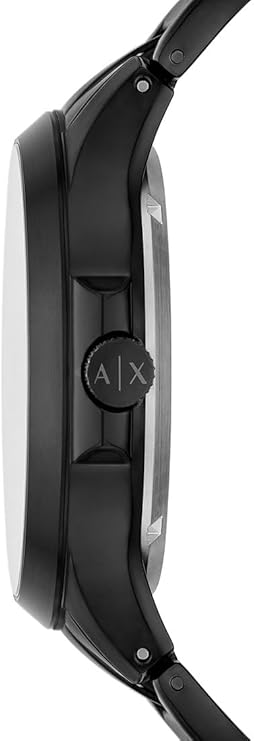 Armani Exchange Watch for Men, Automatic Movement and 46mm Case Size with Stainless Steel, Leather or Silicone Strap thumbnail 3