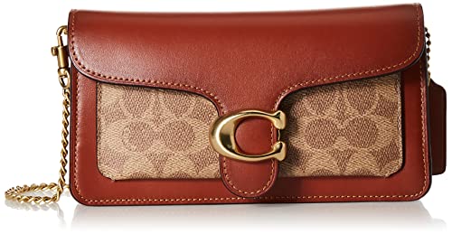 COACH Womens Tabby Chain Clutch Crossbody Handbag