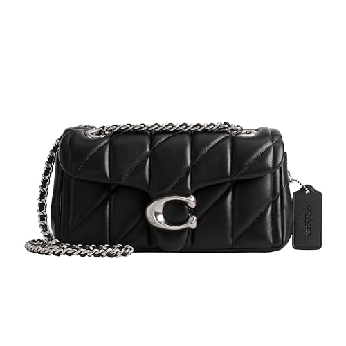 COACH Womens Quilted Tabby Shoulder Handbag