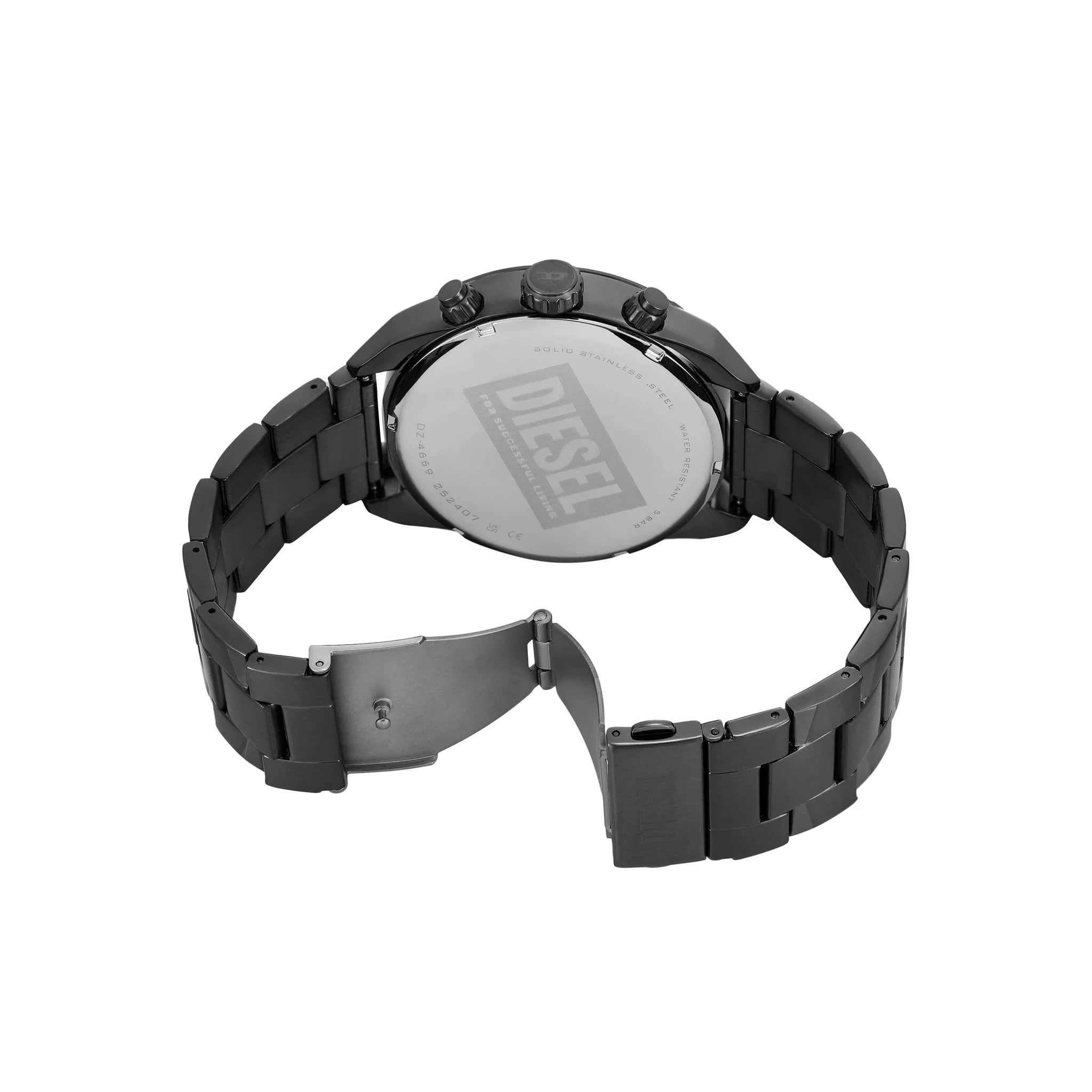 Diesel Spiked Gun-Metal Chronograph Watch DZ4669 Alternate