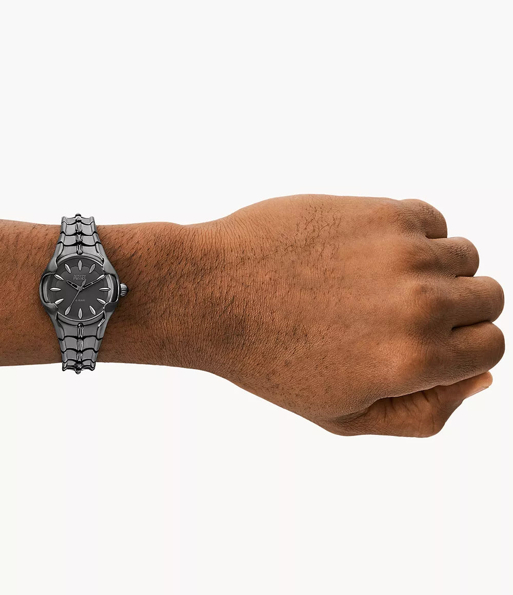 Diesel Vert Three-Hand Gunmetal Stainless Steel Watch thumbnail 3