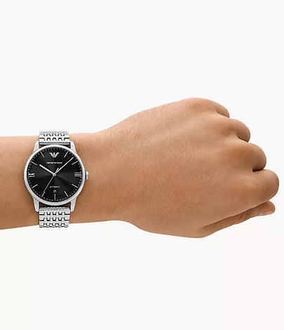 Emporio Armani Automatic Stainless Steel Watch Alternate