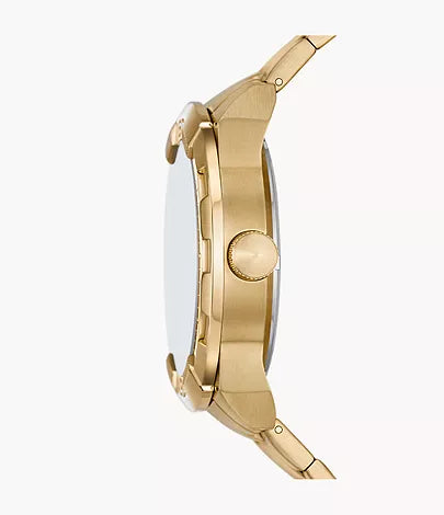 Fossil - Bronson Automatic Gold-Tone Stainless Steel Watch thumbnail 3