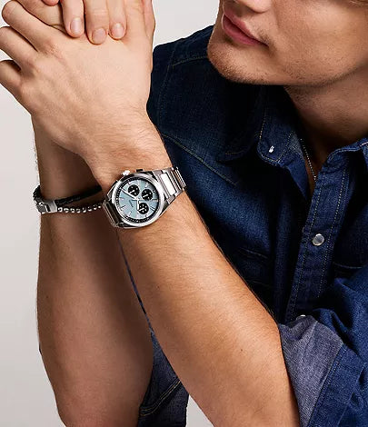 Fossil - Everett Chronograph Stainless Steel Watch thumbnail 4