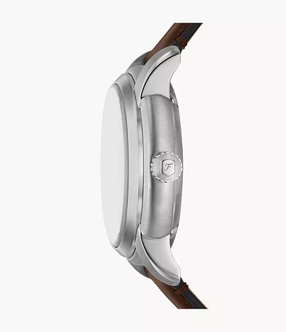 Fossil - Heritage Automatic Brown Leather Watch thumbnail 4