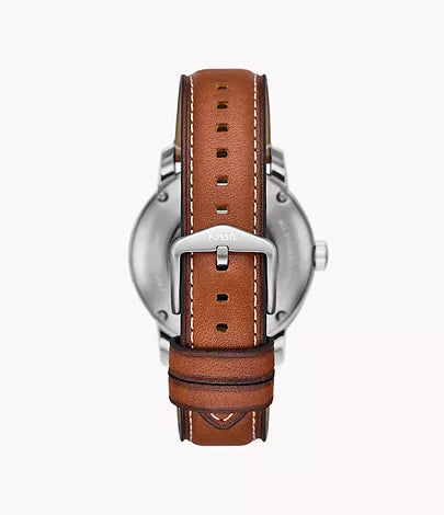 Fossil - Heritage Automatic Brown Leather Watch Alternate