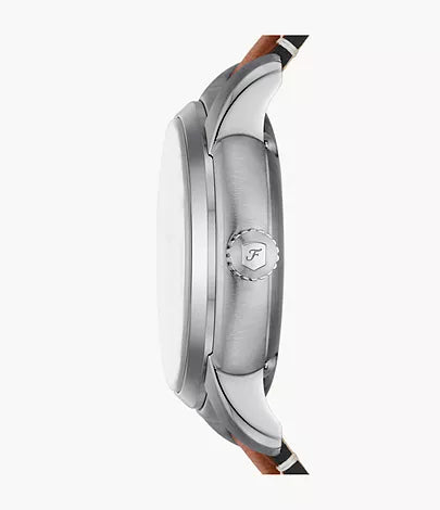 Fossil - Heritage Automatic Brown Leather Watch thumbnail 3