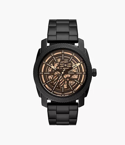 Fossil - Machine Automatic Black Stainless Steel Watch