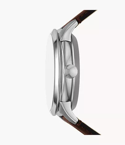 Fossil - Townsman Multifunction Brown Leather Watch thumbnail 3