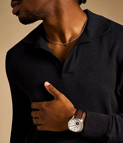 Fossil - Townsman Multifunction Brown Leather Watch thumbnail 5