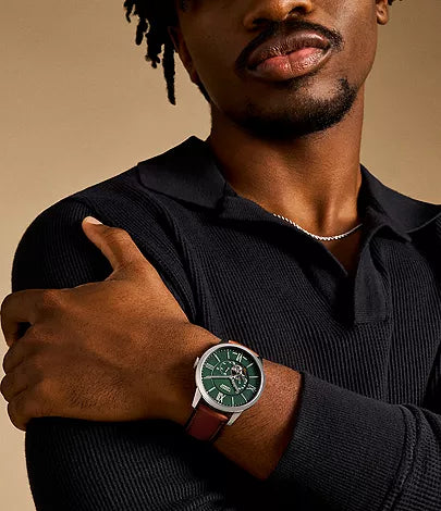 Fossil - Townsman Multifunction Brown Leather Watch thumbnail 5