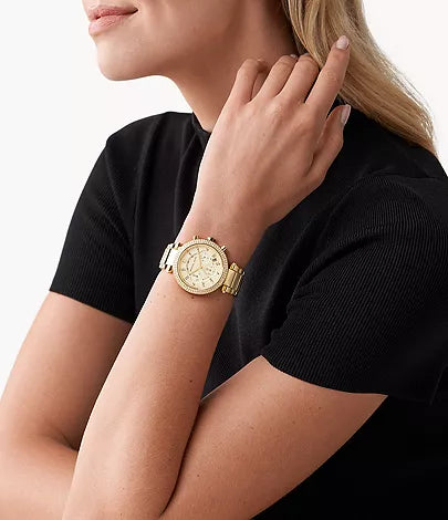 Michael Kors Gold-Tone Glitz Parker Watch thumbnail 3