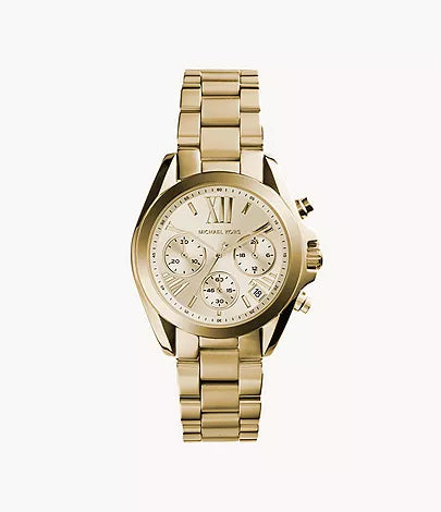 Michael Kors Gold-Tone Mini Bradshaw Watch