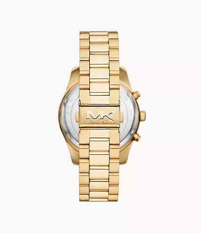 Michael Kors Lexington Chronograph Gold-Tone Stainless Steel Watch Alternate