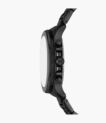 Michael Kors Sage Chronograph Black Stainless Steel Watch thumbnail 3
